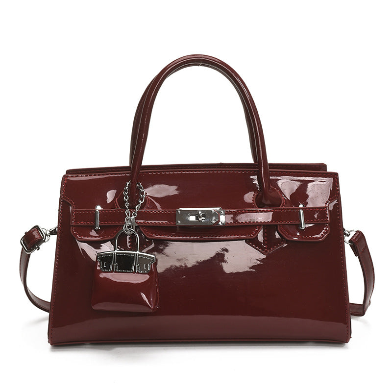 Women's Summer Fashion Lychee Pattern Temperament Mummy Women's Messenger Bag