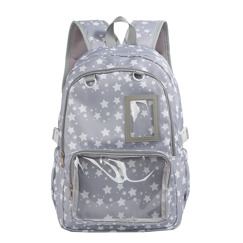 Bar Cartoon Junior High Good-looking Large Capacity Lightweight Pain Backpacks