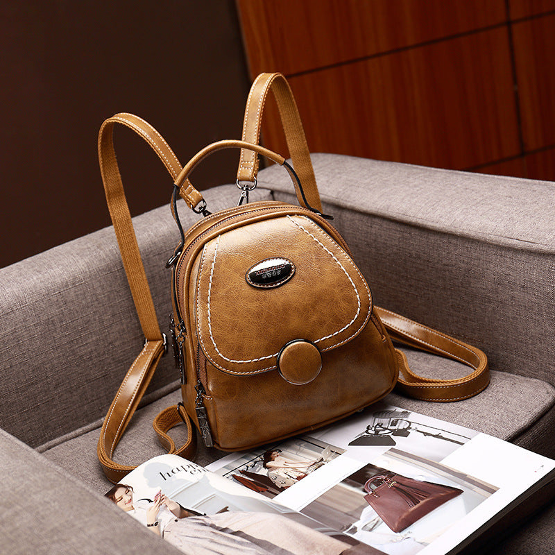 Women's Summer Retro Style Portable Shoulders Pillow Women's Backpack
