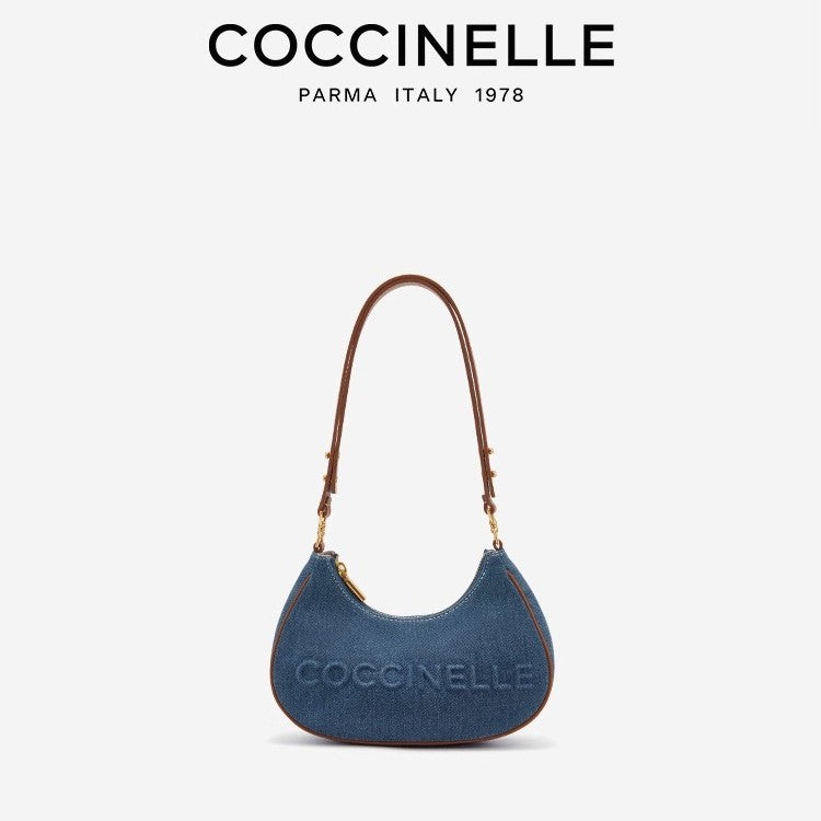 Attractive Fashion Denim Underarm Simple Niche Women's Shoulder Bag