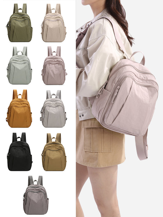 Women's Idle Style Female Nylon High Sense Backpacks