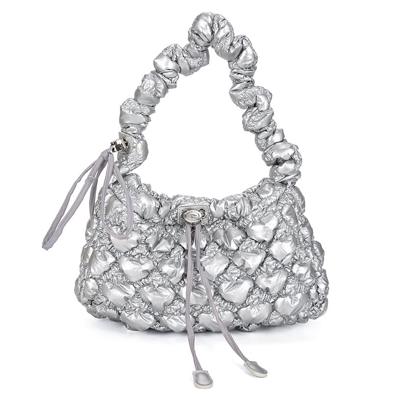 Women's Spring Bubble Western Style Underarm Personalized Bags