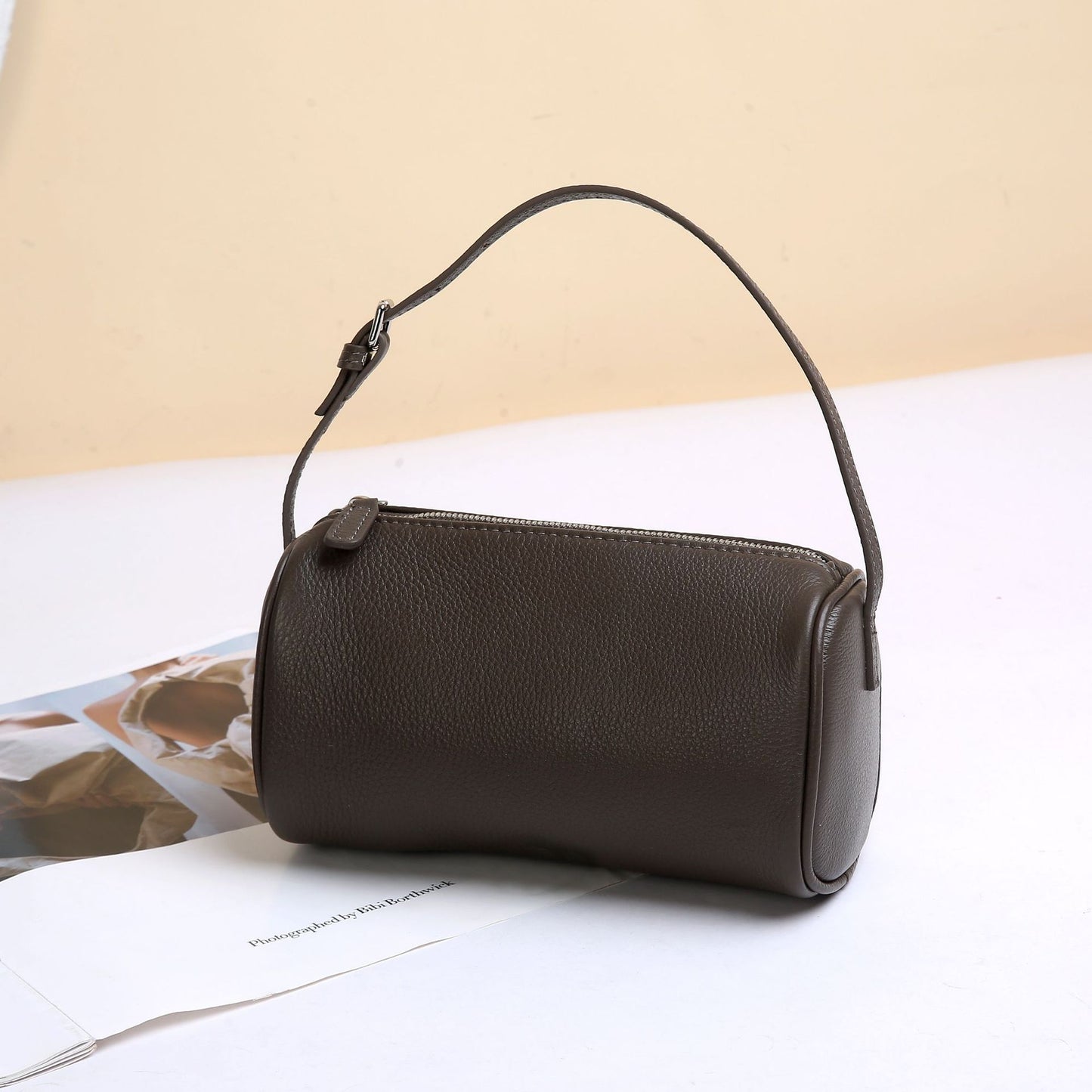 Women's Special Interest Light Luxury Leather Packet Pencil Pen Women's Messenger Bag