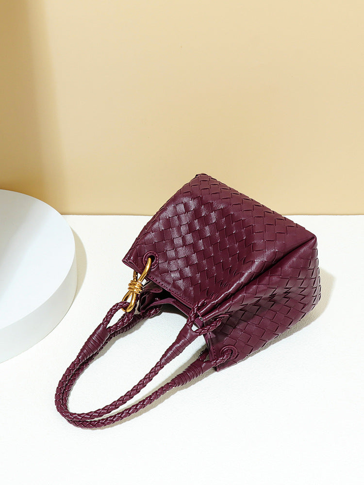 Hand-woven British Style Parachute Summer Metal Cord Fastener Women's Messenger Bag