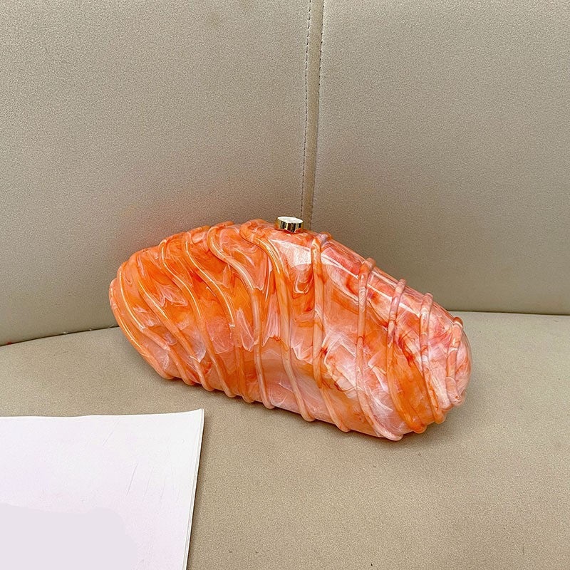 Niche Personality Acrylic Fashion Dinner Versatile Chain Bags