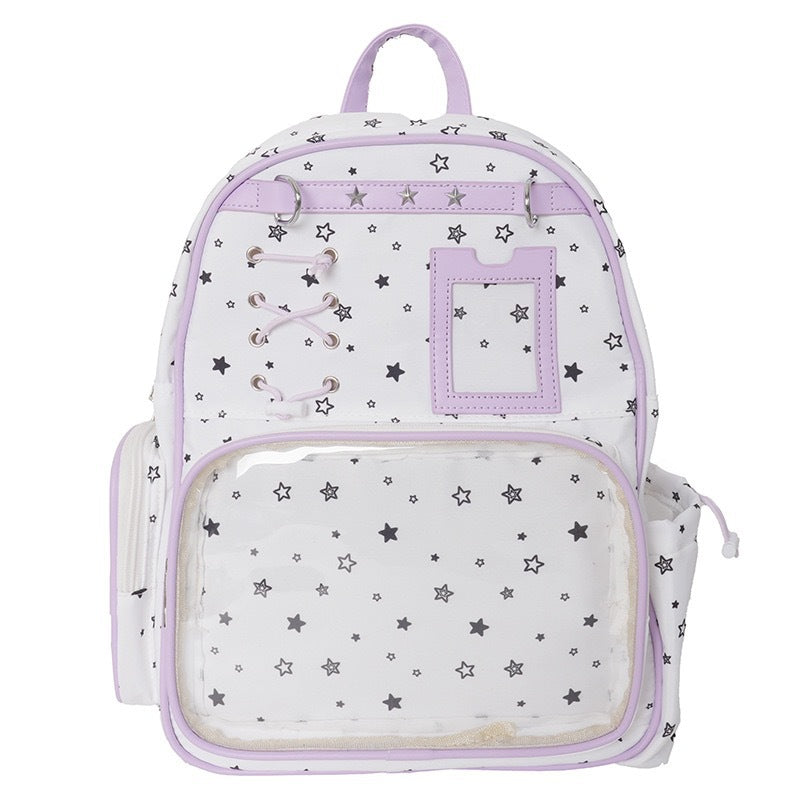 Korean Cartoon Cute Female Two-dimensional Bar Ji Leisure Backpack