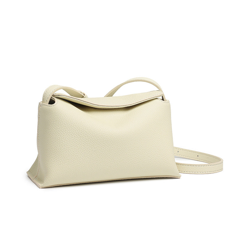 Genuine Leather Female Niche First Layer Cowhide Pillow Women's Messenger Bag