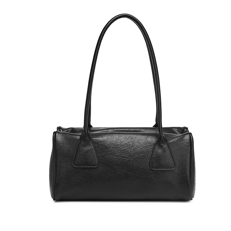 Women's Pillow Korean Retro Baguette Commute Portable Underarm Bag
