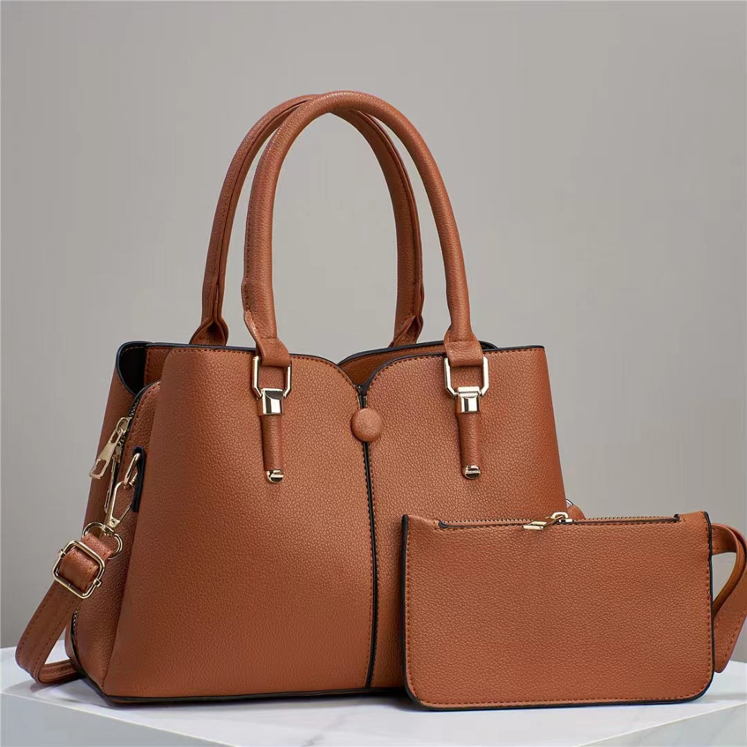Women's Large Capacity Fashion Versatile Practical Simple Bucket Bag