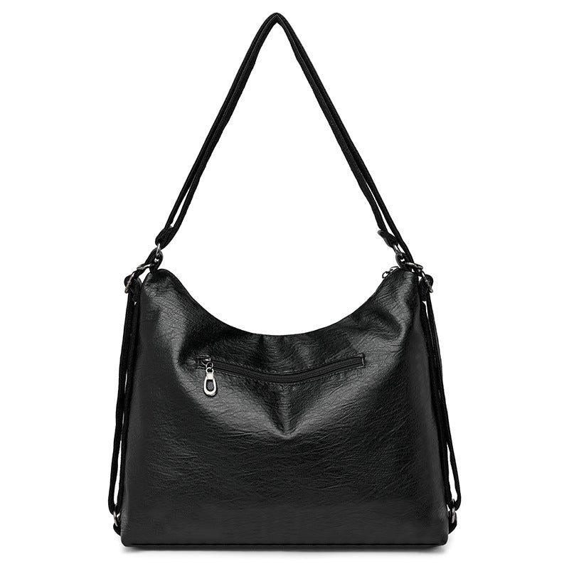 Women's Large Capacity Retro Soft Leather Fashion Shoulder Bags