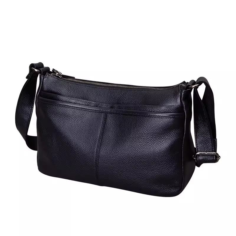 Women's Genuine Leather Large Capacity Soft Mother Single Women's Messenger Bag
