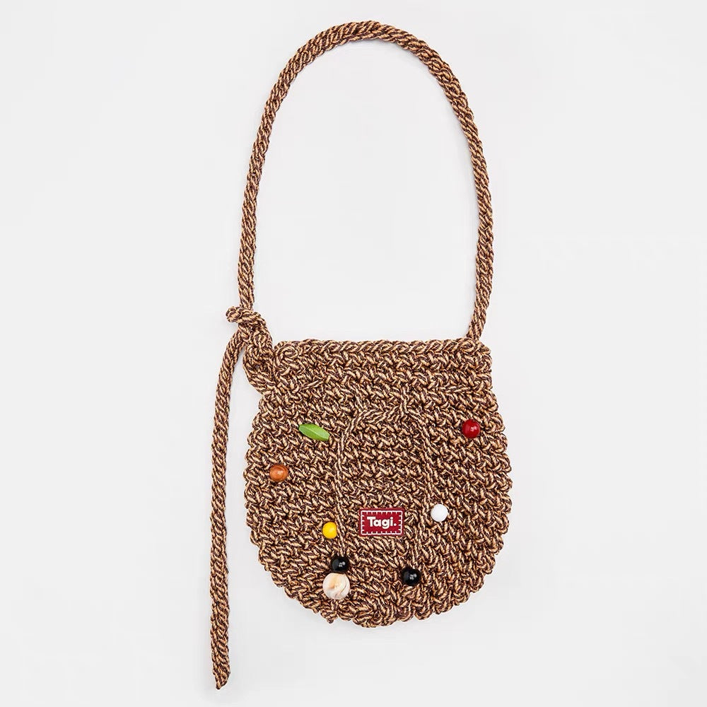 Smart Fruit Vintage Summer Cool Beaded Bucket Bags