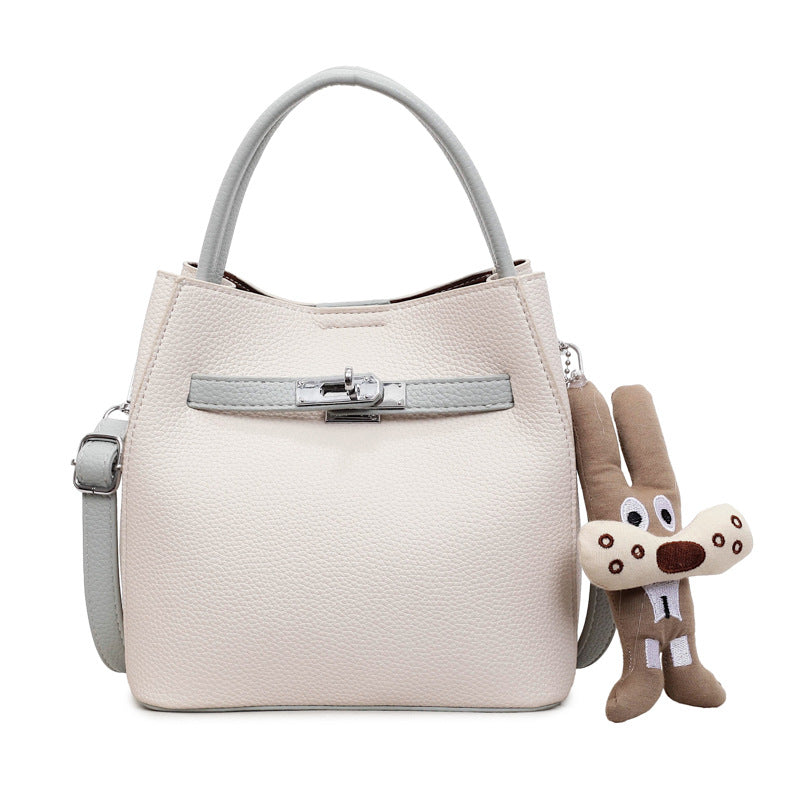 Fashion Personalized Trendy Niche Textured Vegetable Bucket Bags