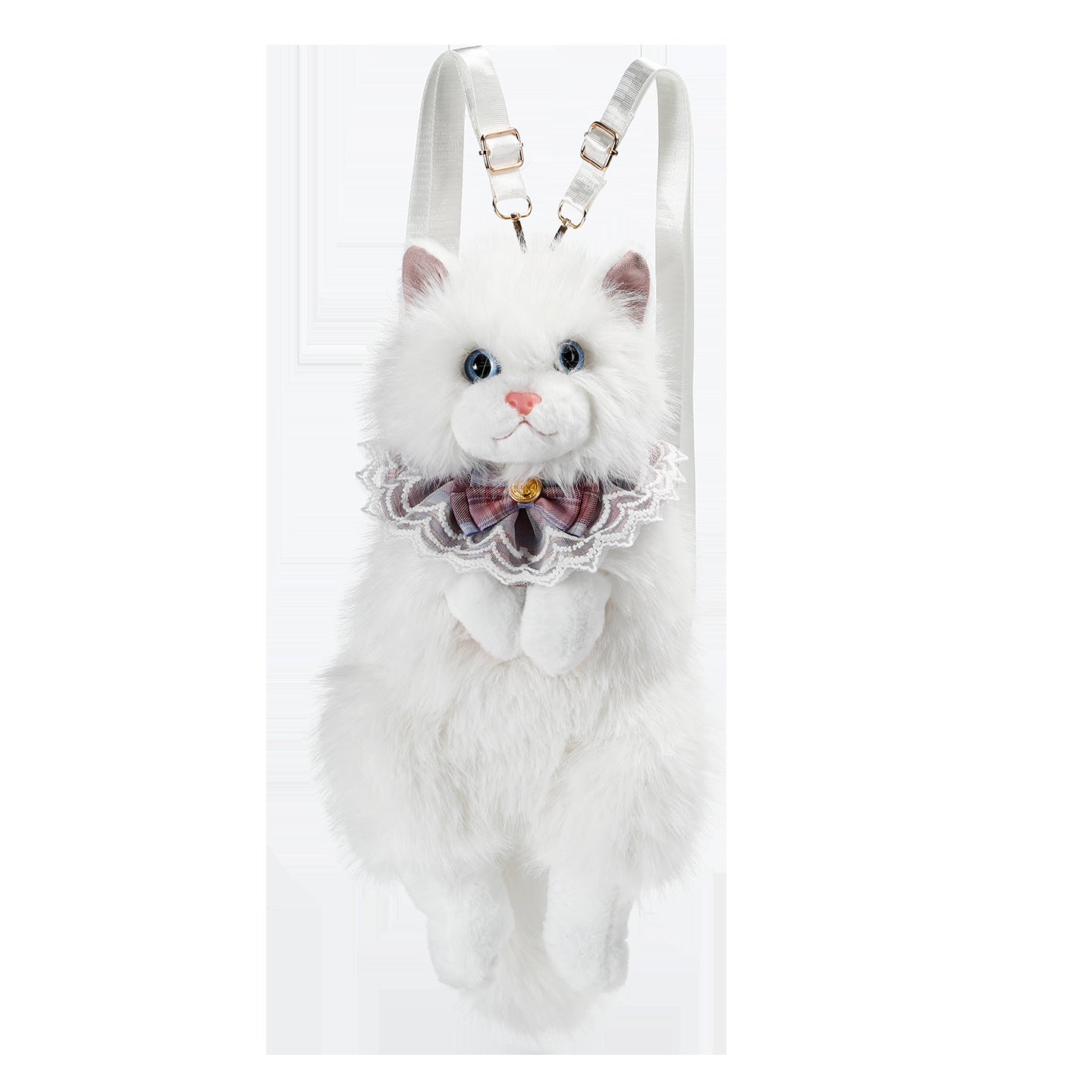 Women's Doll Simulation Cat Plush For Women's Backpack