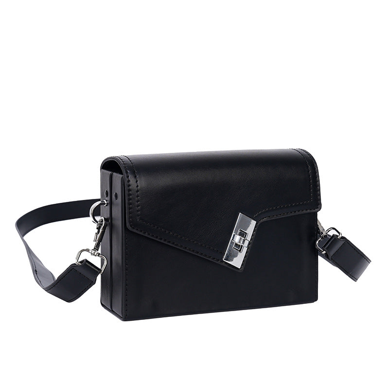 Men's & Women's Hard Box Button Pouch Simple Fashion Bags