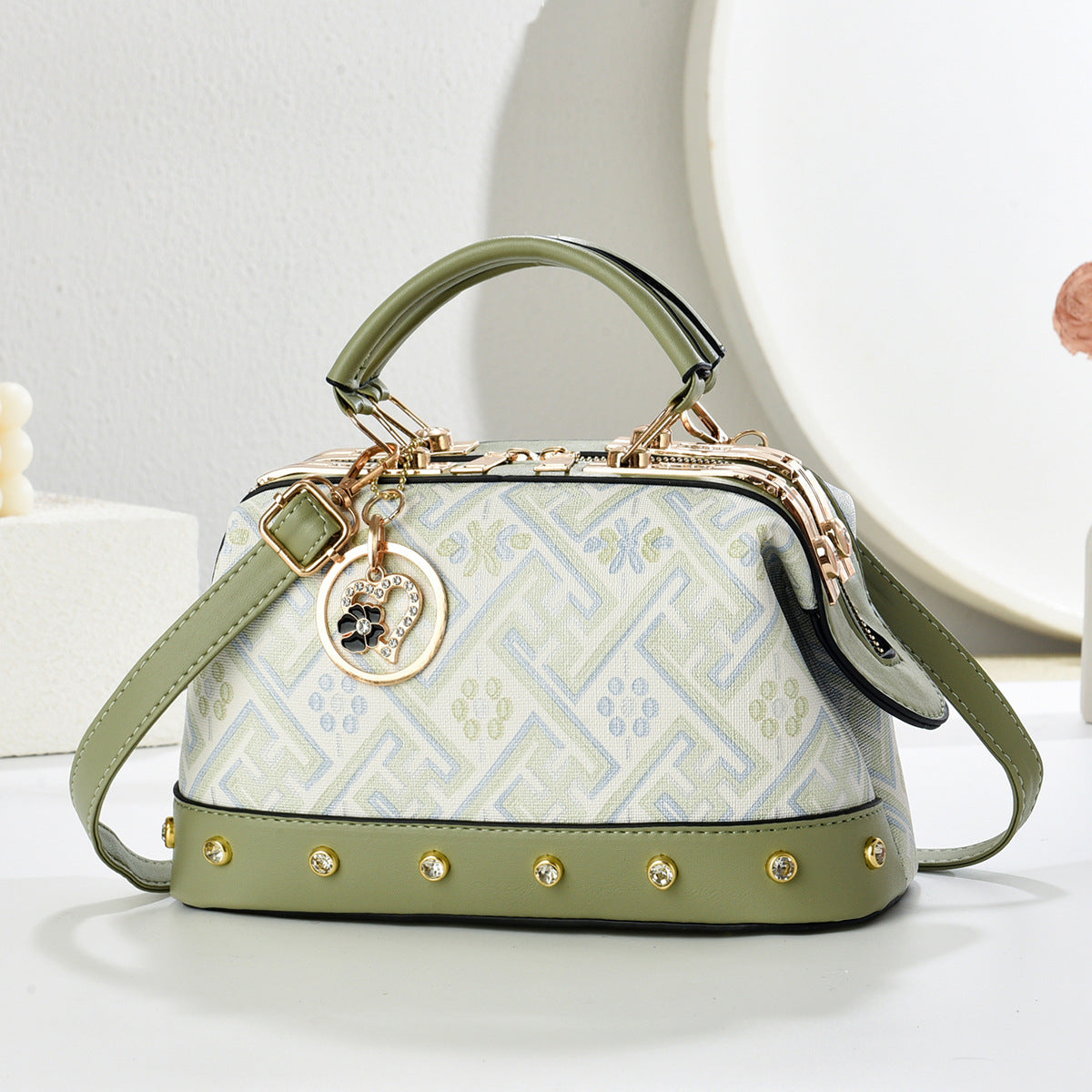 Women's Chinese Style Hand Carrying Pillow Large Capacity Women's Shoulder Bag