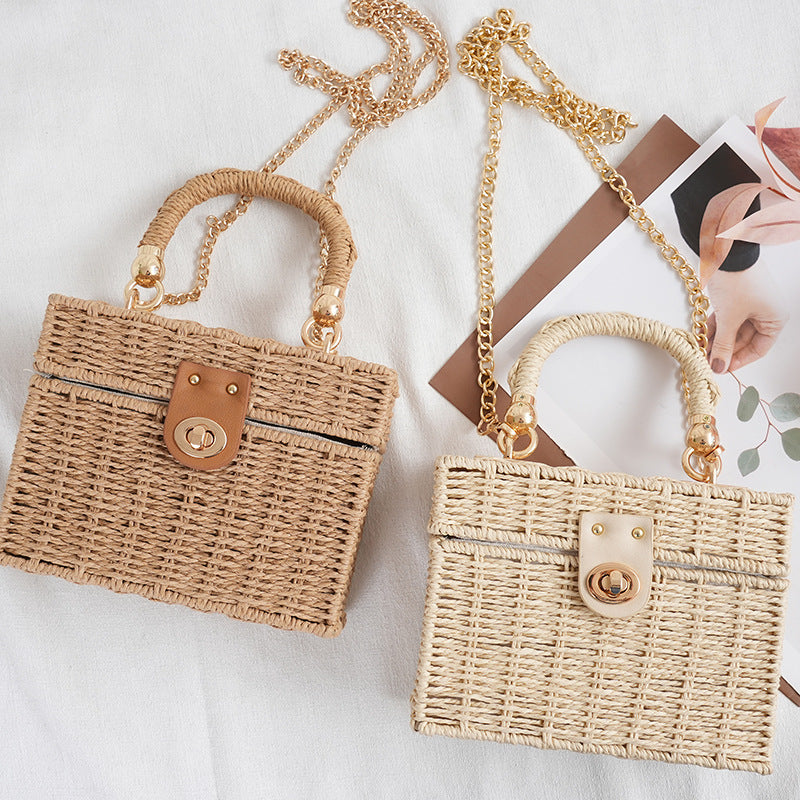 Women's Style Fashion Trend Paper String Straw Hand Everyday Joker Women's Shoulder Bag