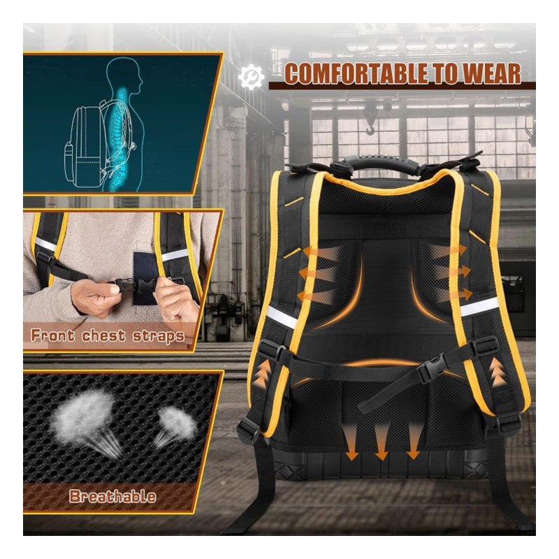 Tool Strong Durable Electrician Housekeeping Maintenance Weak Current Engineering Large Leisure Backpack
