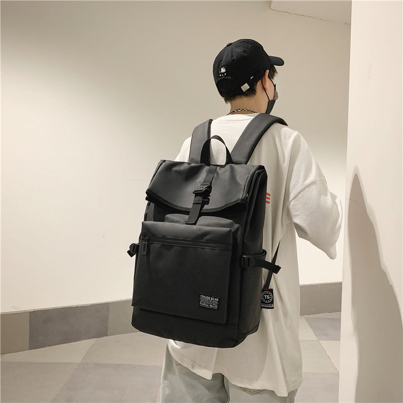 Pure Color Simple Fashion Trendy Large Capacity Lightweight Commuter Bags
