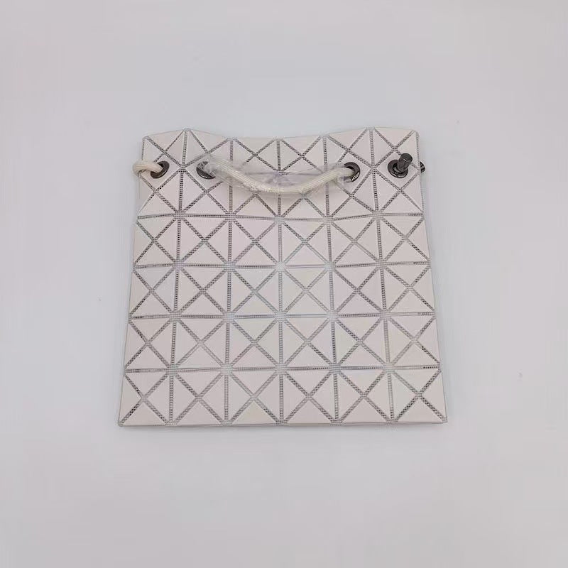 Women's At Home Same Color Drawstring Geometric Women's Shoulder Bag