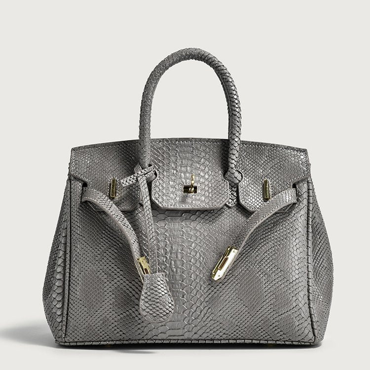 Women's Retro Snakeskin Pattern Kelly Trendy Large Women's Messenger Bag
