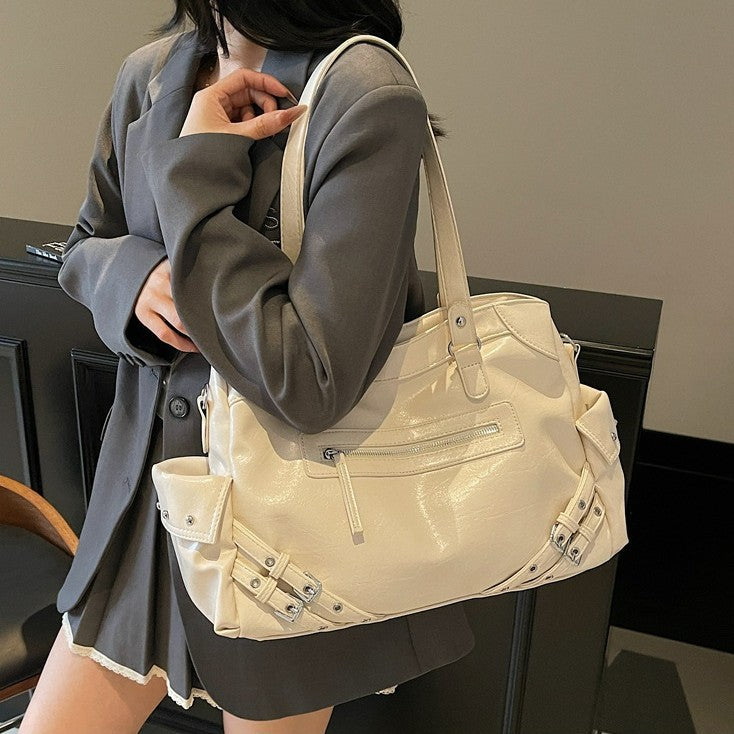Women's Retro High-grade Large Capacity For Simple Tote Bags