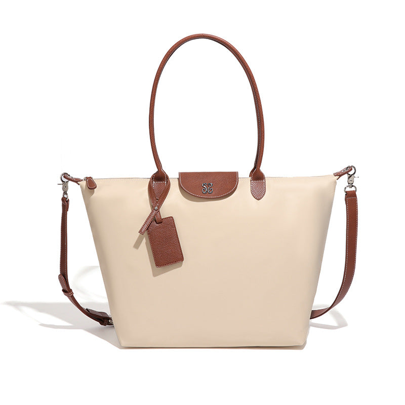 Nylon Large French Commuter Dumpling Capacity Oxford Tote Bag