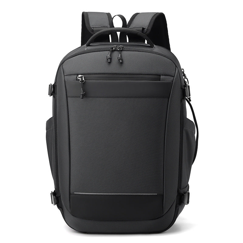 Classic Graceful Men's Oxford Multifunctional Rechargeable Business Backpack