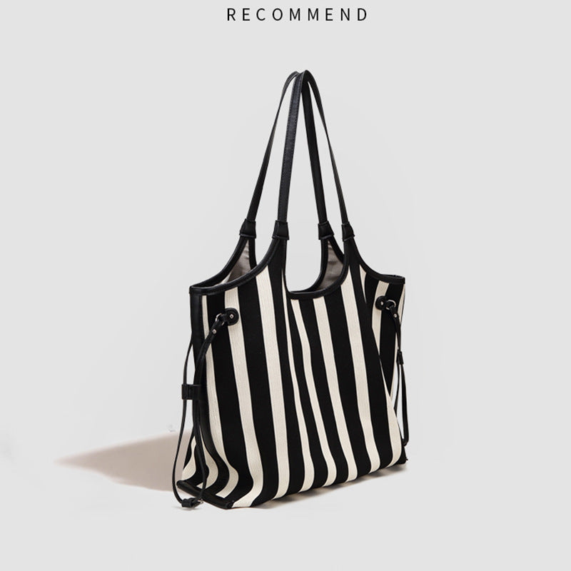 Fashion Canvas Large Capacity Woven Fabric Bags