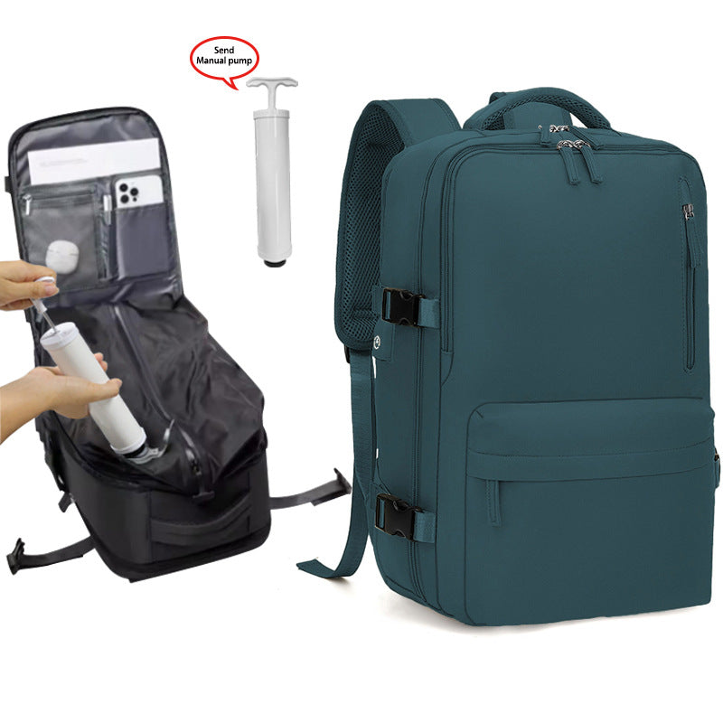 Large Capacity With Vacuum Storage Layer Commuter Leisure Backpack