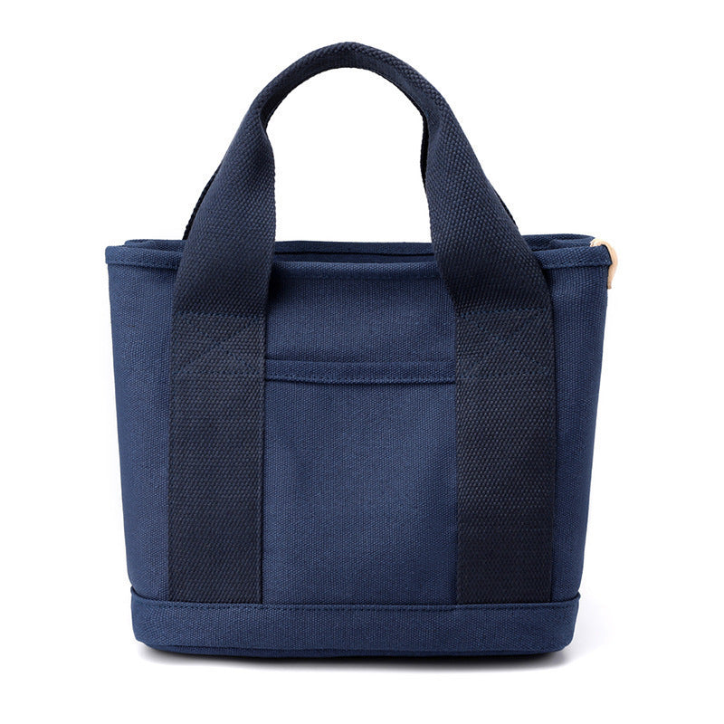 Portable Thick Niche Zipper Simple Mobile Bags