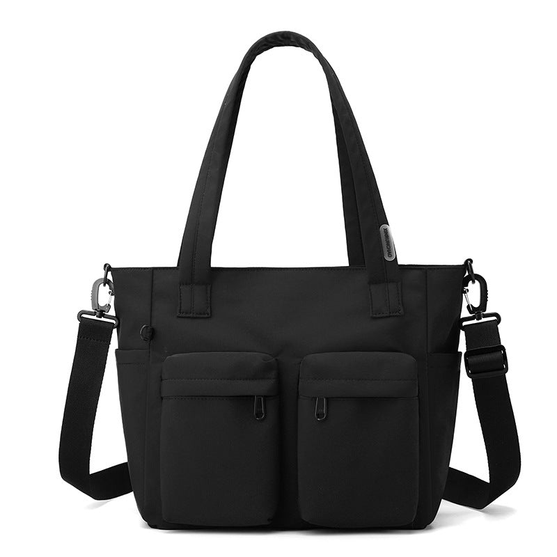 Women's Nylon Cloth Large Capacity Simple Hand Tote Bag