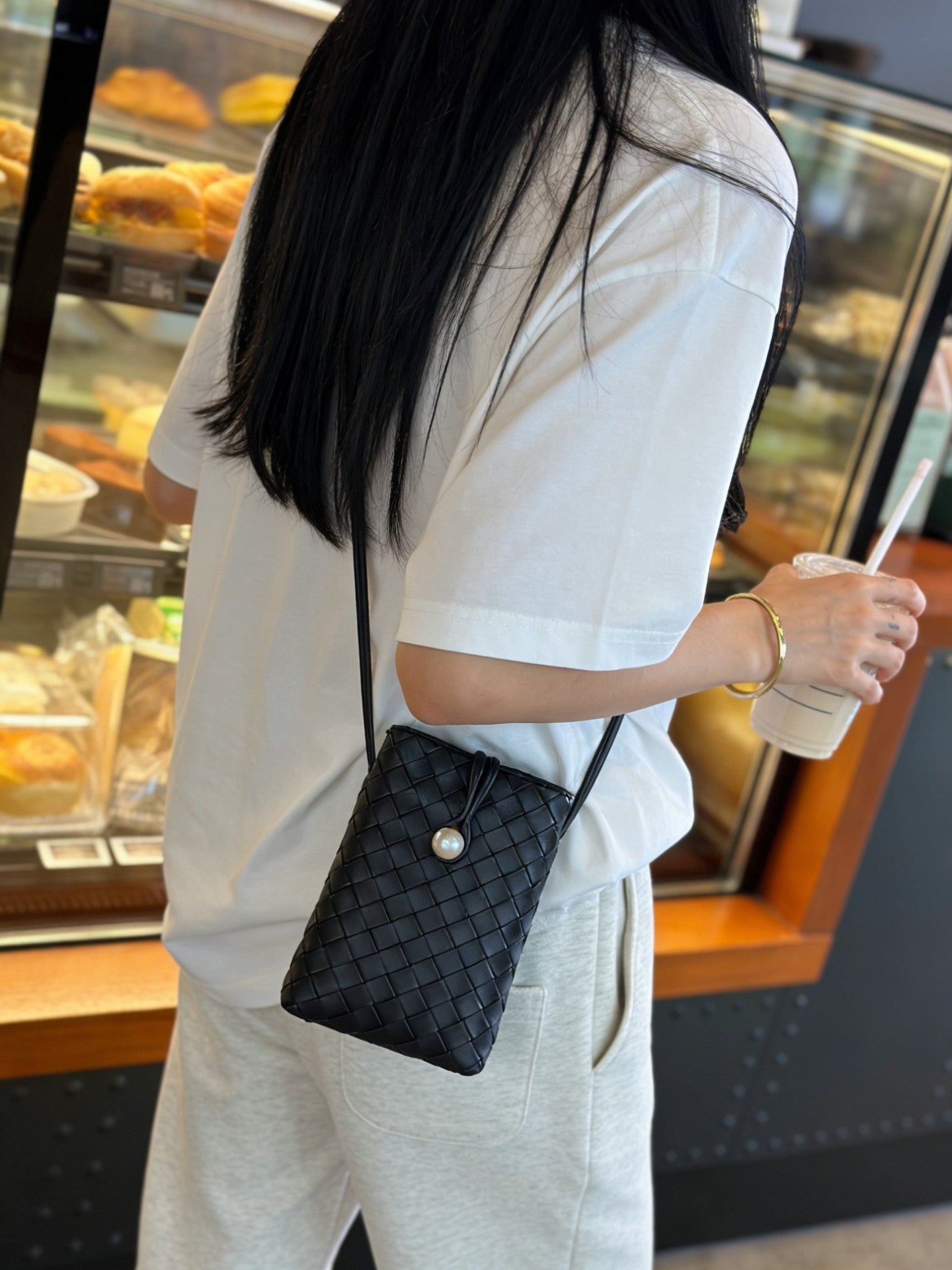 Women's High Sense Woven Fashion Vertical Retro Easy Coin Purses