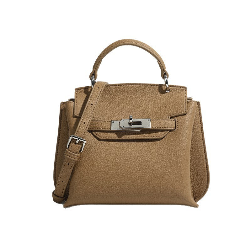 Women's High-grade Kelly Genuine Leather Commuter Fashion Lock