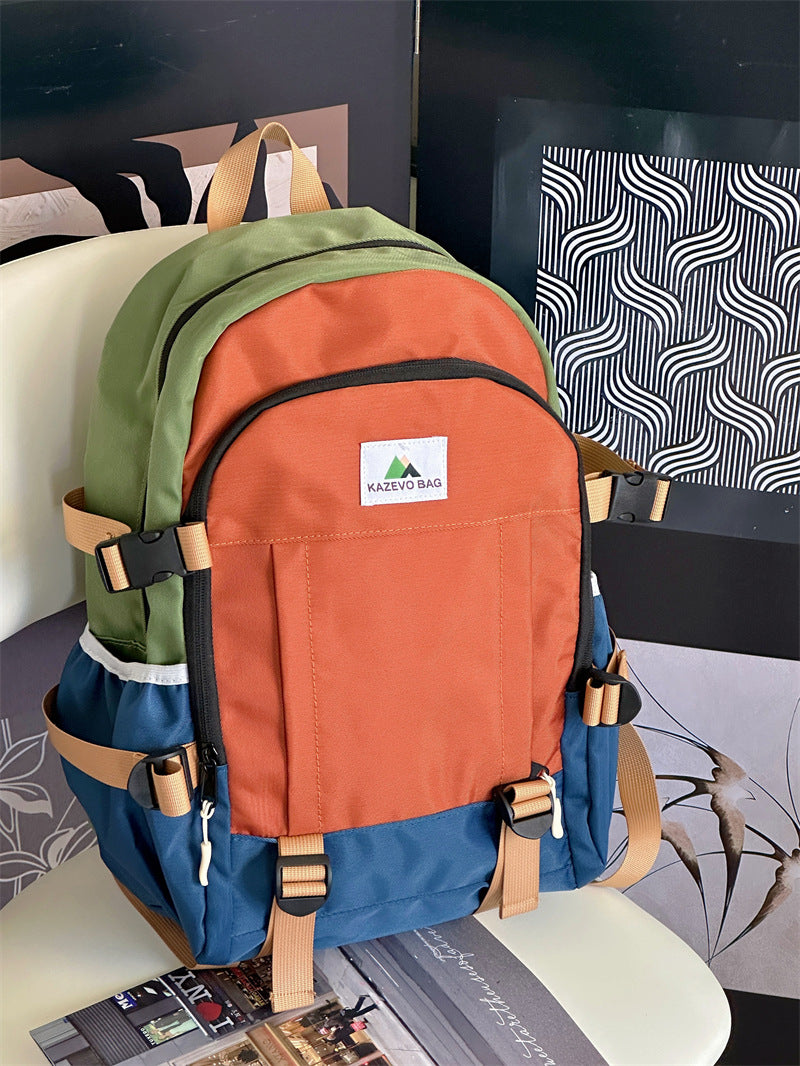 Color Large Capacity Personalized University Style Backpacks