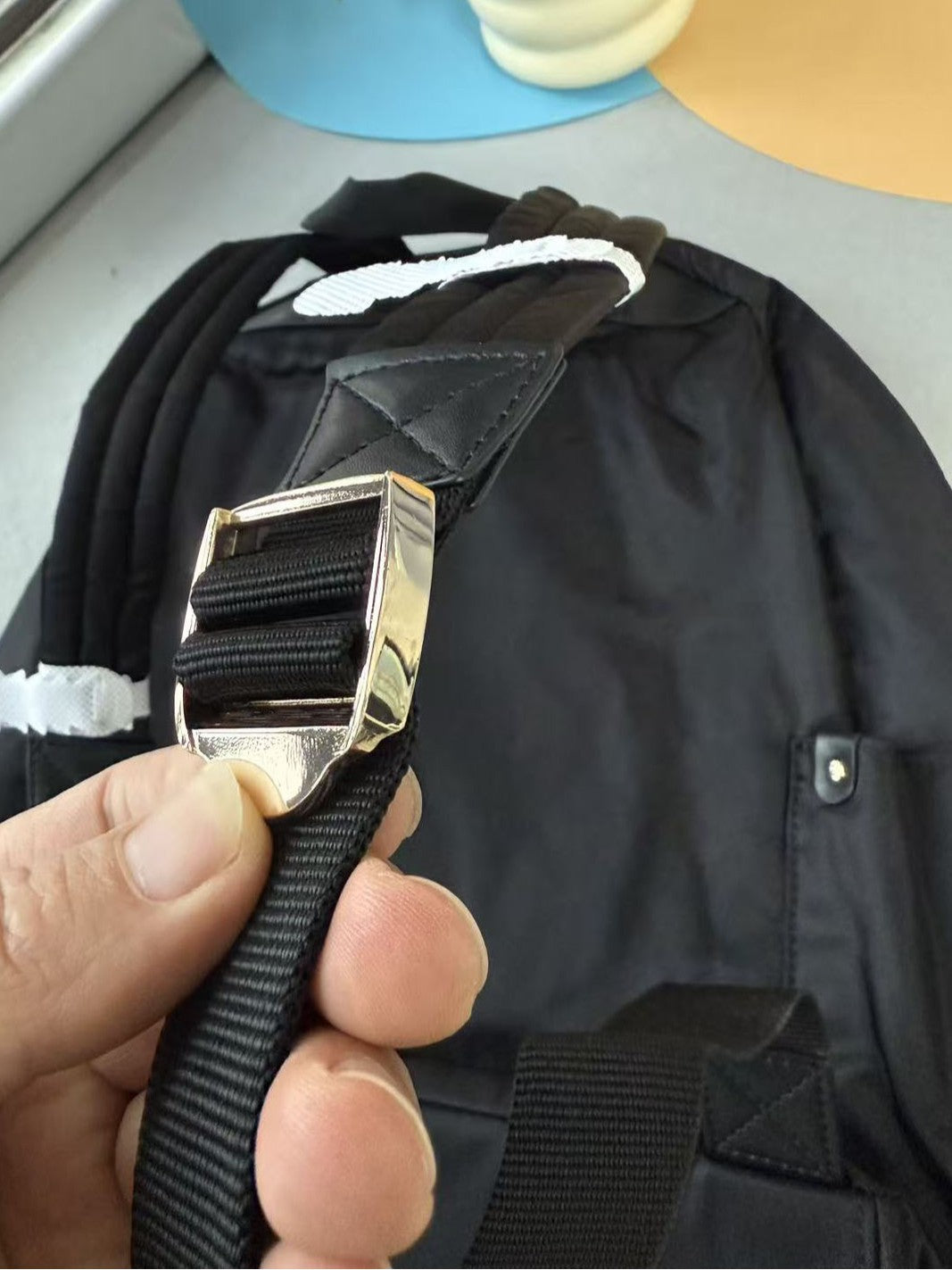 Women's & Men's Capacity Waterproof Commuter Nylon Cloth With Leather Backpacks