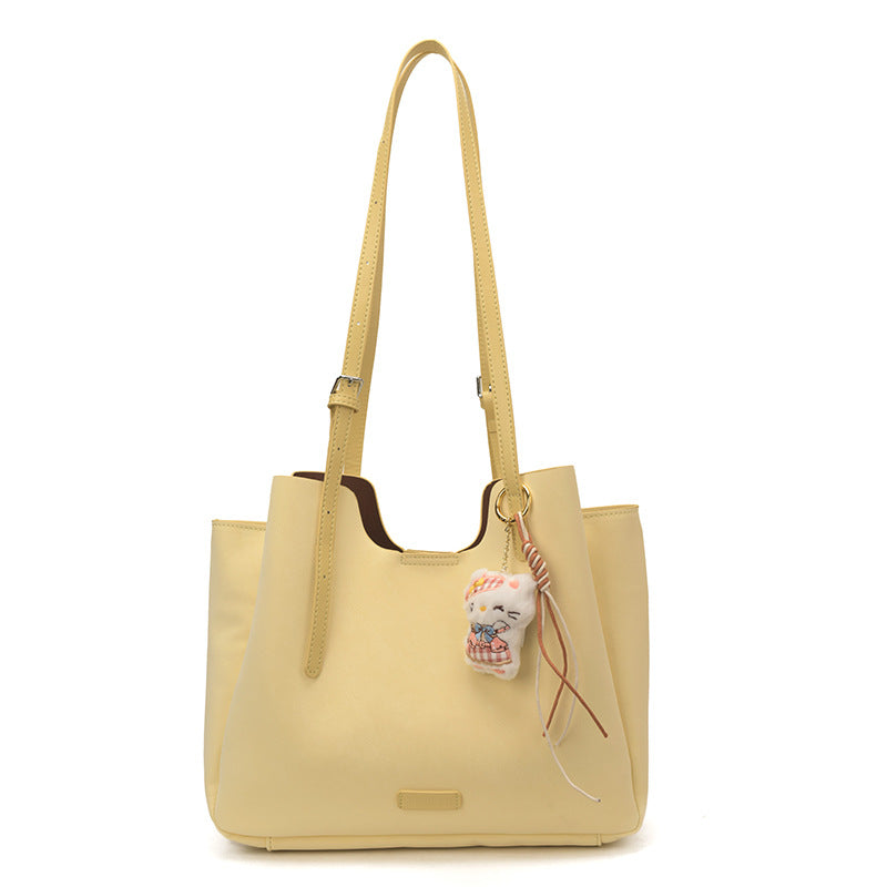 Women's Frosted Large Capacity Totes Retro Fashion Bags