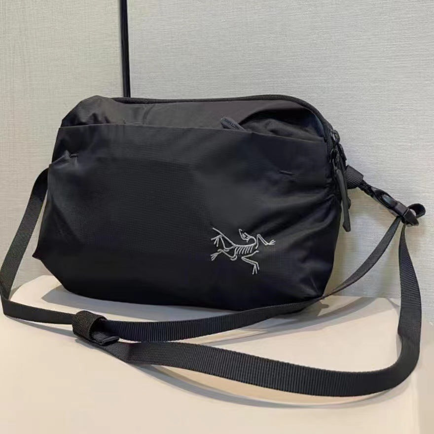 Women's & Men's Light Couple Leisure Embroidery Mark Bags