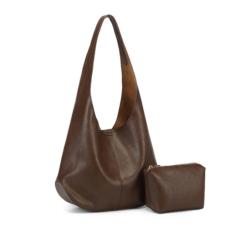 Popular Korean Style Versatile Large Capacity Single Wide Strap Tote Bags