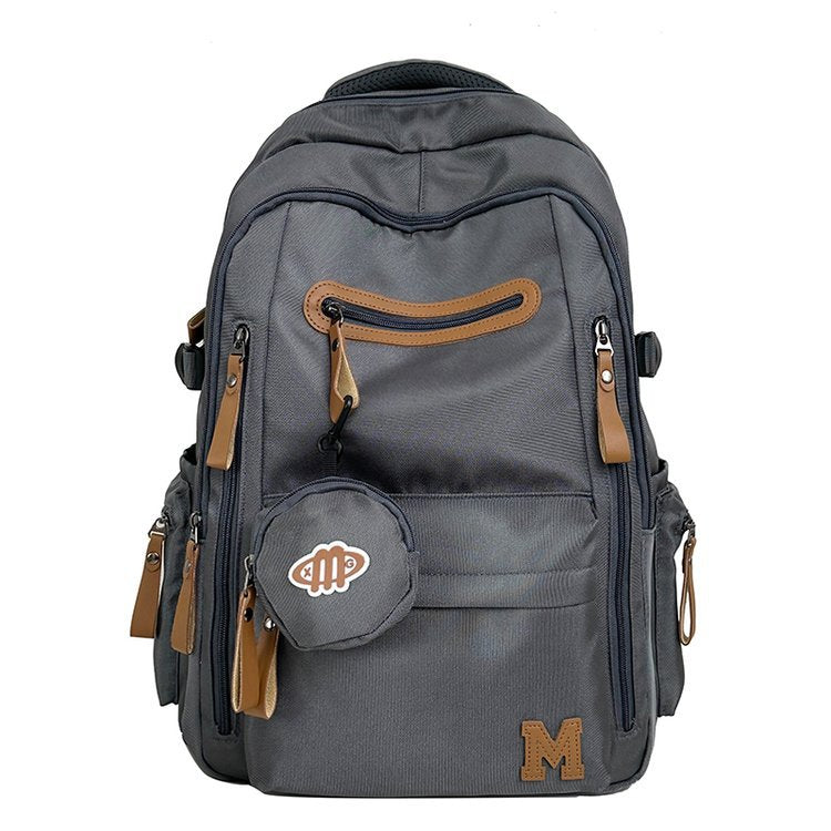 Women's & Men's Early High Large Capacity Neutral Commuter Computer Nylon Cloth Backpacks