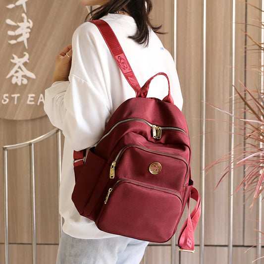 Women's Oxford Cloth Versatile Large Capacity Nylon Backpacks