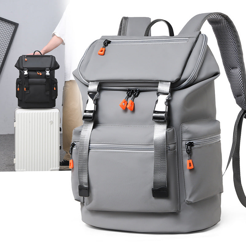Men's Large Capacity Portable Leisure Solid Color Bags
