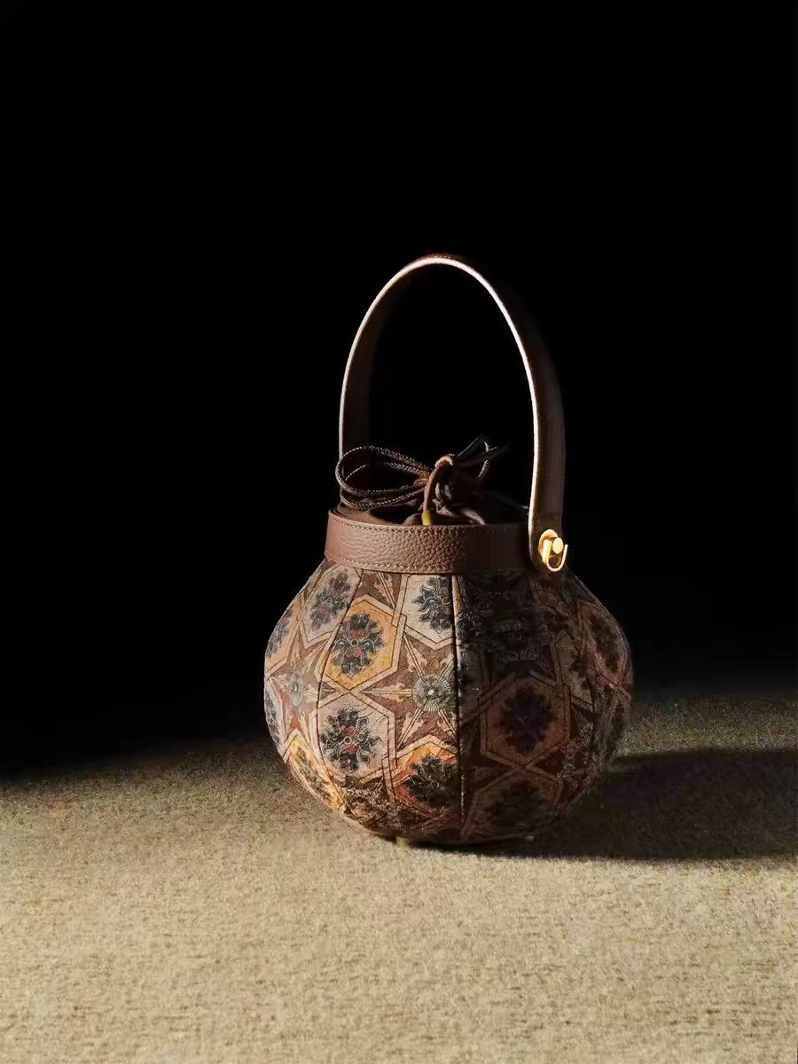 Women's Chinese Style Song Dynasty Brocade Lantern National Bags