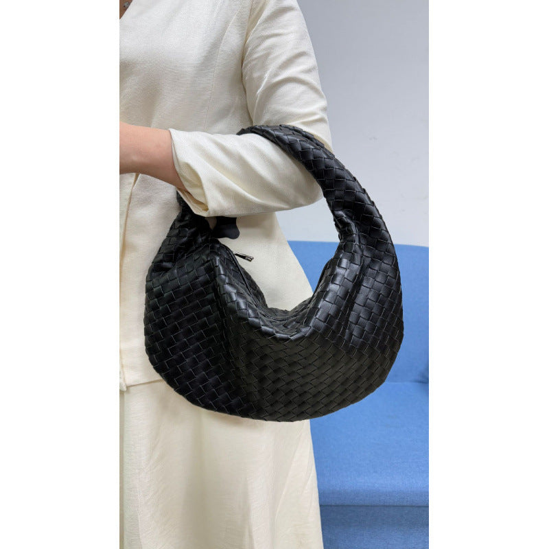 Knotted Woven Portable Underarm Fashion Large Bags
