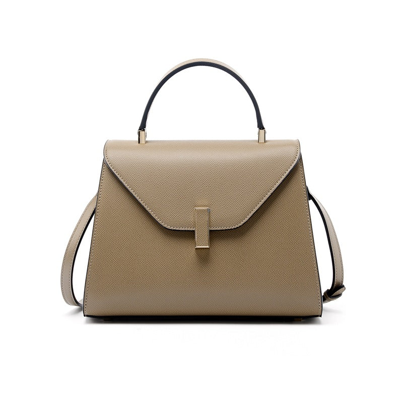 Women's Kelly Design Sense Niche Fashion Genuine Leather High Large Women's Handbag