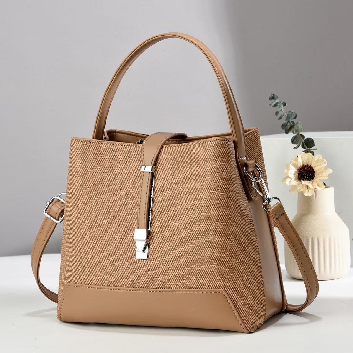 Women's Stylish Korean Texture Glossy For Bags