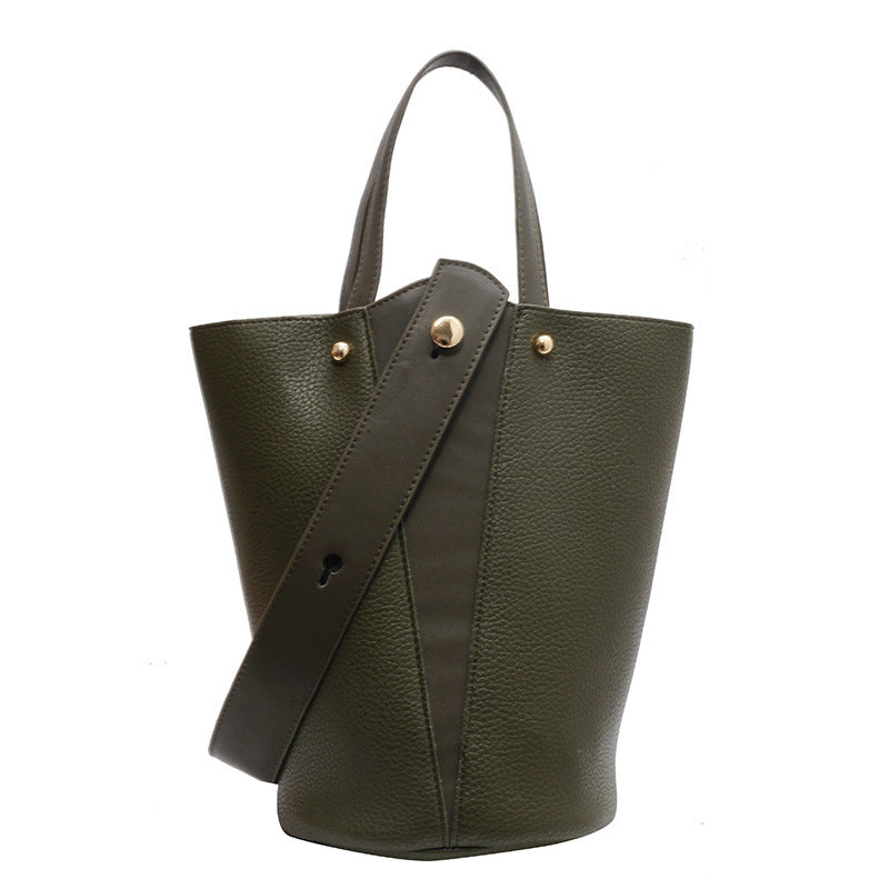 Comfortable Women's Design Suede Versatile Retro Bucket Bags