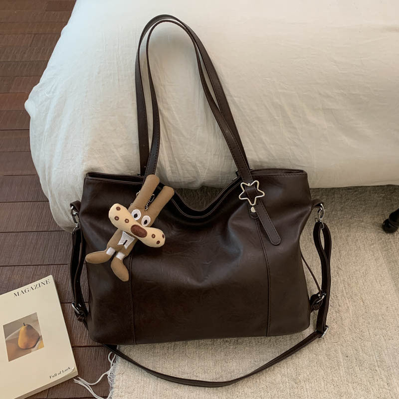 Capacity Female Retro Easy Matching Leisure Women's Messenger Bag