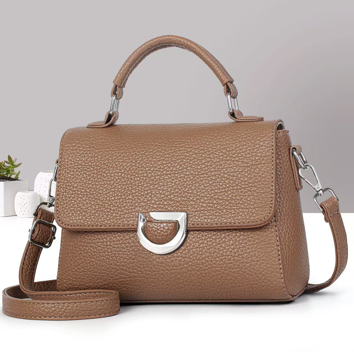Women's Fashionable Commuter Simple Western Style Women's Shoulder Bag