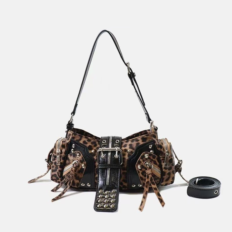 Personality Rivets Tassel Hot Motorcycle Retro Bags